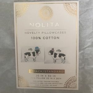 Boston Terrier Mr. & Mrs. Standard Pillow Cases